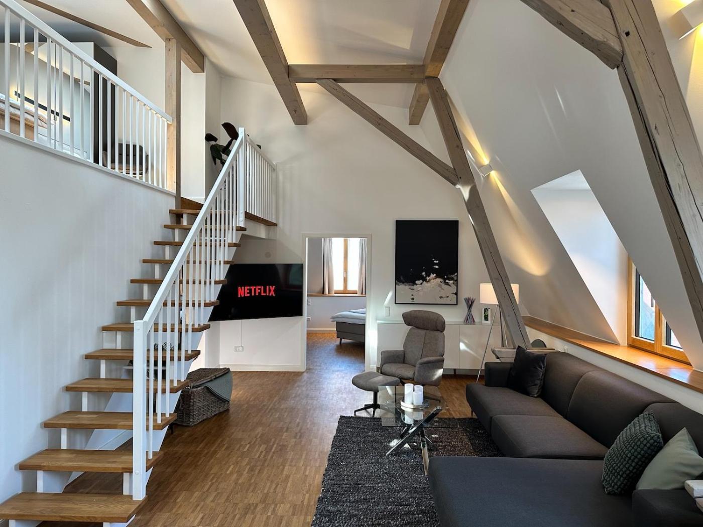 奥格斯堡Truly - Viel Platz Fuer Business & Familie - Modern, Garage, Fahrstuhl公寓 外观 照片