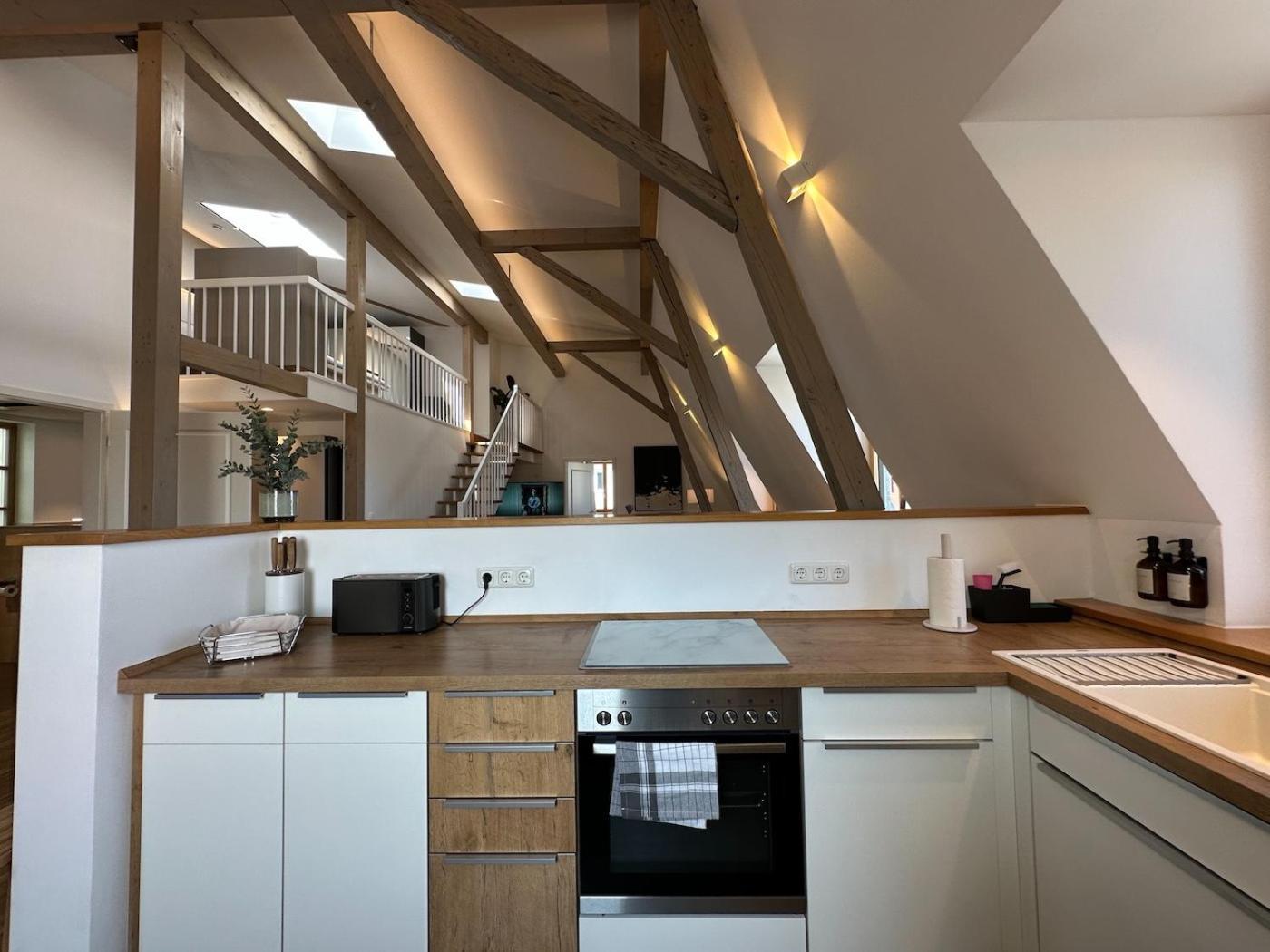 奥格斯堡Truly - Viel Platz Fuer Business & Familie - Modern, Garage, Fahrstuhl公寓 外观 照片